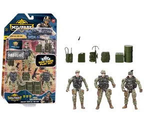 SPARKYS Spielzeugsoldaten-Set mit Zubehör / Soldaten / Kunststoff / ab 3 Jahren
