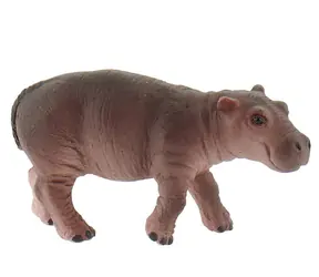 BULLYLAND Baby-Nilpferd-Figur / Tiere / Kunststoff / ab 3 Jahren