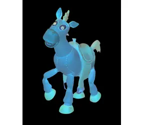 BULLYLAND 12763 Bullseye-Figur / Toy Story / Disney Lizenz / Kunststoff