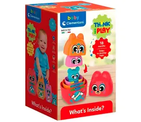 Clementoni Interaktives Spielzeug BABY Think&Play Was ist drin? / für die Kleinsten