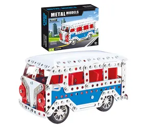 SPARKYS Metallbausatz Bus / 337 Teile / Metall / ab 6 Jahren