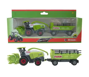 SPARKYS FARM SERVICE Mähdrescher mit Anhänger / 1:50 / ab 3 Jahren