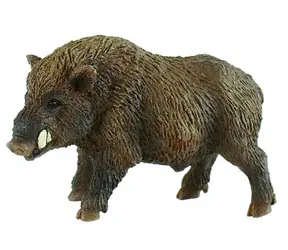 BULLYLAND Wildschwein-Figur / Kunststoff / 4,6 cm