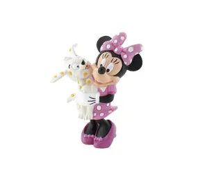 BULLYLAND Minnie-Figur mit Hund / Disney / Kunststoff / ab 3 Jahren