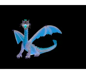 BULLYLAND 75595 Figur Sitzender Drache orange / Kunststoff / 8,7 cm
