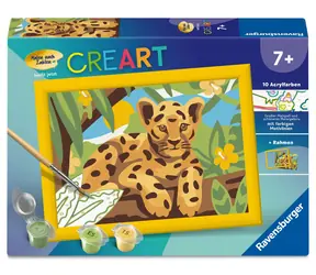 Ravensburger CreArt Leopardenjunges / Malen nach Zahlen / ab 7 Jahren