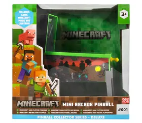 Albi Minecraft Tisch-Flipperautomat / Für jüngere Schulkinder / 3x AA 1,5V (nicht enthalten)