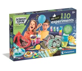 Clementoni Wissenschaftsset mit 110 Experimenten 50826 / Experimente für Kinder / ab 8 Jahren
