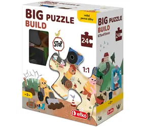 EFKO Baby Puzzle Big Build / 24 Teile / große Teile / ab 2 Jahren