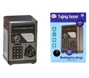 PLEJO Trezor / Berufsspiel / Einstellbarer Code / 3 AA-Batterien / ab 3 Jahren