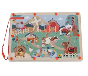 2KIDS TOYS Magnetisches Spielbrett Bauernhof / Kunststoff, Magnet, Holz / ab 2 Jahren