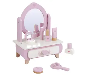 2KIDS TOYS Schminktisch / Holz / drehbarer Spiegel / Schublade für Accessoires / ab 3 Jahren