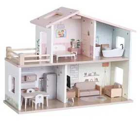 2KIDS TOYS Puppenhaus Ema / 16 Teile / ab 3 Jahren