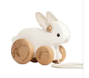 Le Toy Van Nachziehspielzeug Hüpfender Hase / ab 1,5 Jahren / Holz, Filz