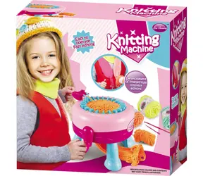 ALLTOYS Kurbelstrickmaschine / Kreativset / Garn und Strickzubehör / Ab 6 Jahren