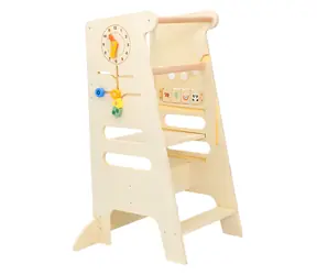 2Kids Toys Motorischer Lernturm aus Naturholz / ab 3 Jahren / FSC-zertifiziertes Holz