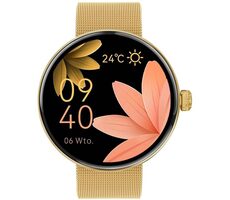 Forever ForeVive 5 SB-365 gold / Smartwatch / 1,3" / AMOLED / 360 × 360 px / Bluetooth 5.0 / Android. iOS