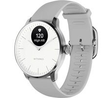 Withings Scanwatch Light 37 mm weiß / Smartwatch / OLED 0,63" / 5ATM / GPS / BT / Akkulaufzeit bis zu 30 Tage