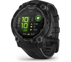 Garmin Instinct 3 AMOLED 45 mm schwarz mit schwarzem Armband / Smartwatch / GPS / BT / tägliches Aktivitätstracking / 10 ATM