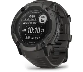 Garmin Instinct 2X Solar 50 mm Graphite / Smartwatch / GPS / BT / 10 ATM / tägliches Aktivitätstracking / Solaraufladung