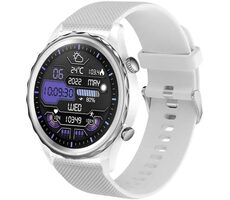 CARNEO Queen HR+ BT Anruf silber / Smartwatch / 1,43" / IP67 / AMOLED / BT 