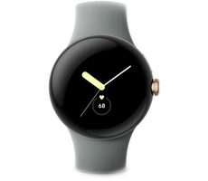 Ausgepackt - Google Pixel Watch 41mm gold-grau / Smartwatch / 1,2" / AMOLED / 5ATM / Wi-Fi / BT / ausgepackt