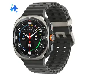 Samsung Galaxy Watch Ultra (2025) 47 mm silber / Smartwatch / AMOLED / WLAN + LTE / BT / GPS / Wear OS