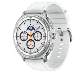 Samsung Galaxy Watch 8 Classic (46 mm) LTE weiß / Smartwatch / AMOLED / WLAN / Bluetooth / GPS / Wear OS