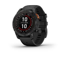 Ausgepackt - Garmin Fenix 7 Pro Solar grau-schwarz / Smartwatch / GPS / 1,3-Zoll-Display / Karten / BT / WiFi / wasserdicht / ausgepackt
