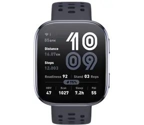 Amazfit Bip 6 schwarz / Smartwatch / 1,97" AMOLED / 5 ATM / Bluetooth 5.2 / GPS