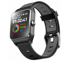 Ausgepackt - UMAX U-Band P1 Pro schwarz / Smartwatch / 1,3" / Bluetooth 4.2 / GPS / IP68 (ATM50) / unverpackt