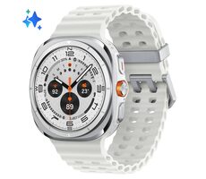 Ausgepackt - Samsung Galaxy Watch Ultra (2025) 47 mm weiß / Smartwatch / AMOLED / Wi-Fi + LTE / BT / GPS / Wear OS / ausgepackt