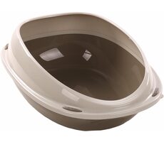 Flamingo JOTA Taupe L / Toilette für Katzen 