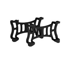 TRACTIVE TRDOG6CBK2 Gummi-Befestigungsclips für TRACTIVE DOG 6 (2 Stück) schwarz 