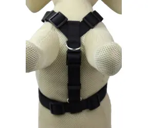 animALL Geschirrgurt schwarz XS-S 30-44 cm/10 mm