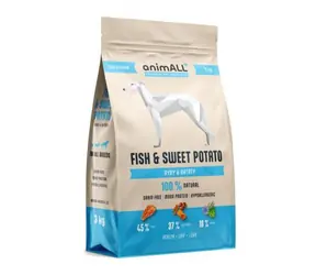 animALL Fisch & Süßkartoffel 3 kg / Hundetrockenfutter