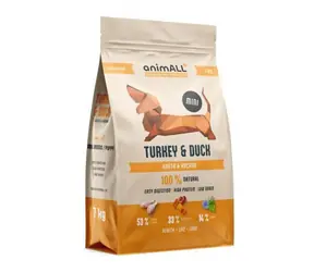 animALL Mini Truthahn & Ente 7 kg / Hundetrockenfutter