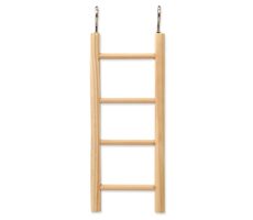Vogel-Juwelenspielzeug - Holzleiter 4 Sprossen / Maße: 19,5 x 7cm