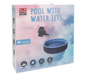 Dog Fantasy Pool mit Wasserdüsen 120x30 cm