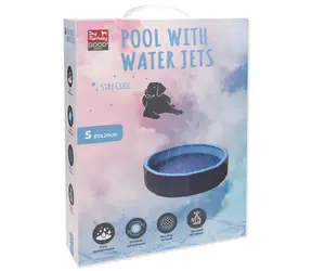 Dog Fantasy Pool mit Wasserdüsen 80x20 cm