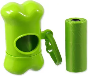 Dog Fantasy Beutelspender Grün / 2 Rollen  15 Stück 