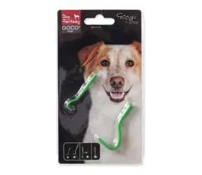 Dog Fantasy Zeckenhaken aus Kunststoff, 2 Größen