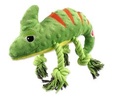 Dog Fantasy Toy - Dschungelchamäleon quietschend grün 28 cm