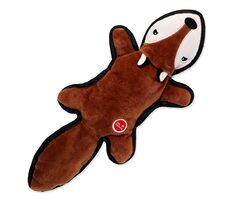 Dog Fantasy Toy - Recyceltes Spielzeug Quietschfuchs mit raschelndem Schwanz 39cm
