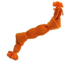 Dog Fantasy Toy - Knotenquietscher orange 2 Dochte 35cm