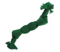 Dog Fantasy Toy - Knotenquietscher grün 2 Dochte 35cm
