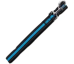 Dog Fantasy Leine Neopren M/L blau 2,5x120cm