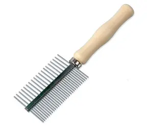 Dog Fantasy Doppelseitiger Kamm Holz 17cm