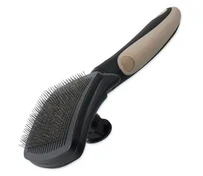 Dog Fantasy Selbstreinigende Drahtbürste M/L