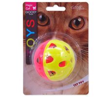 Magisches Katzenspielzeug - Neon Jumboball mit Glöckchen 6cm
